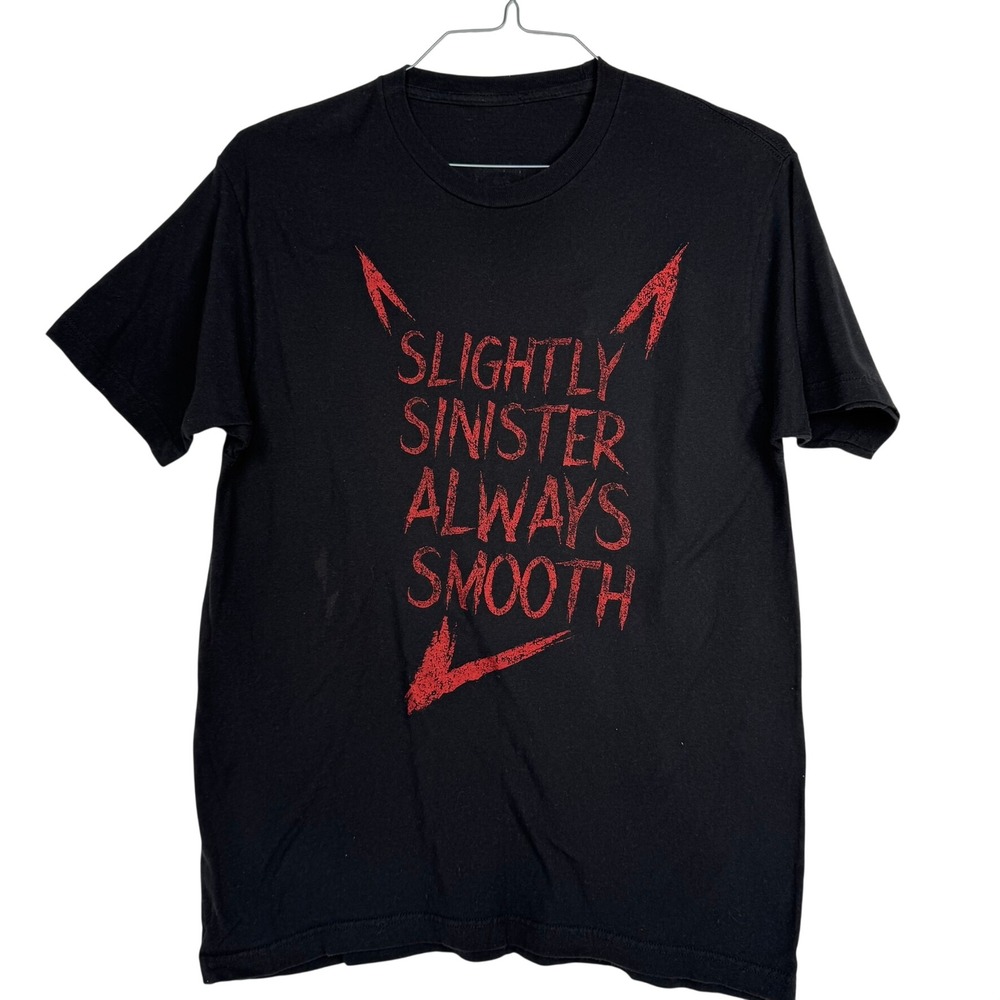 Jim Beam Devils Cut T-Shirt Men's Black Graphic Tee Drink Smart Sz Medium